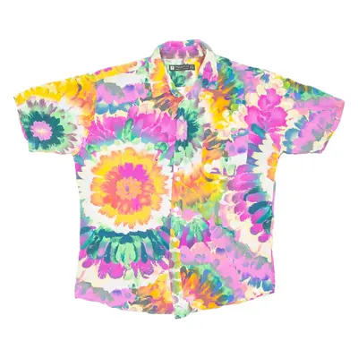 PROJECT XY Boys Shirt Purple Crazy Pattern 2XL