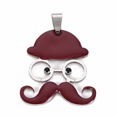 201 Stainless Steel Enamel Pendants