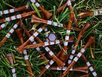 25-Pack Bamboo Golf Tees - Eco-Friendly, Durable, and Sustainable