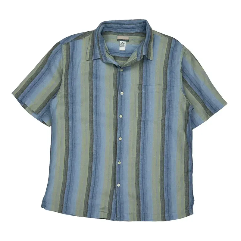 Breakwater Shirt - Medium Blue Linen