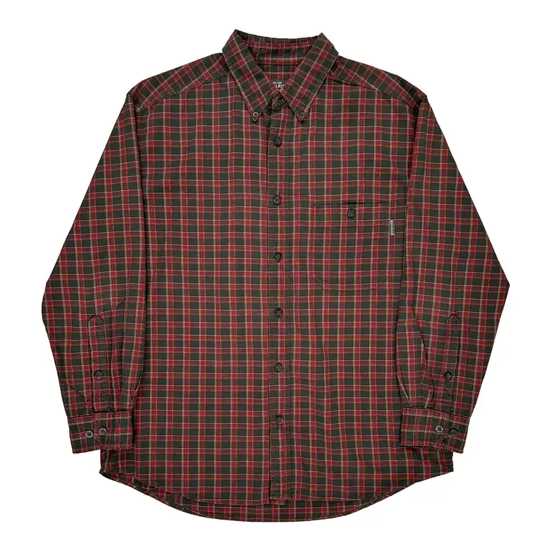 Woolrich Flannel Shirt - Large Red Cotton