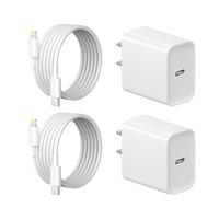 JOZASHON [MFi Certified] 20W Type C Fast Charger Block with 6FT USB C to Lightning Cable Compatible for iPhone 14/13/12/11 Pr...