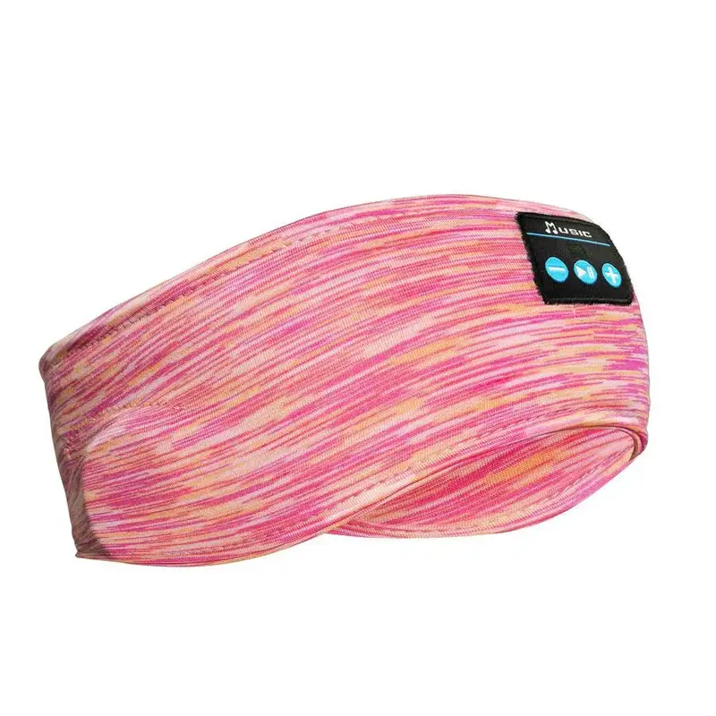 Wireless Headphone Headband, Sleep Earphone Headband, Soft Music Sleep Headband, Long Time Play Sleeping Headset with Built i...