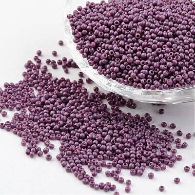 12/0 Grade A Baking Paint Glass Seed Spacer Beads