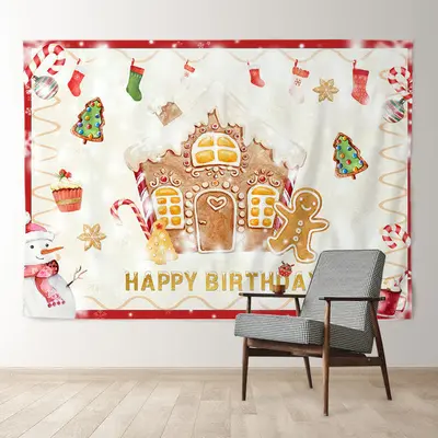 Aperturee Lovely Pattern Happy Birthday Whoville Backdrop