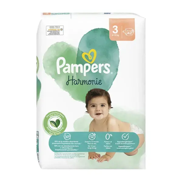 Pampers Armonia Layers Size 3 From 6 To 10 Kg X42