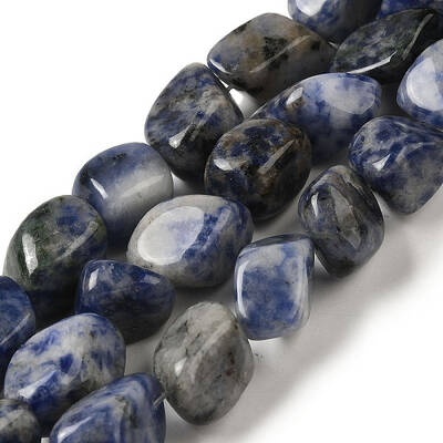Natural Blue Spot Jasper Beads Strands