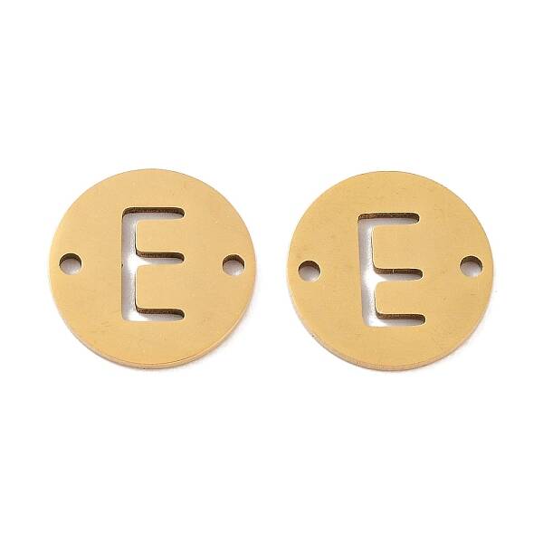 PVD Vacuum Plating 201 Stainless Steel Hollow Flat Round Links