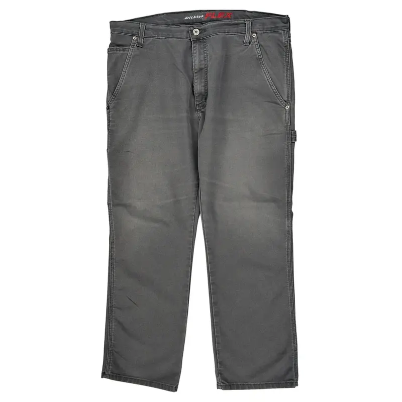 Dickies Carpenter Jeans - 38W 30L Grey Cotton Blend