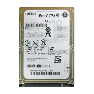 0TY785 Dell 80GB 3Gb/s SATA 7200 2.5-Inch Hard Drive