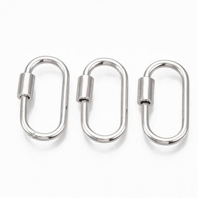 Brass Screw Carabiner Lock Charms