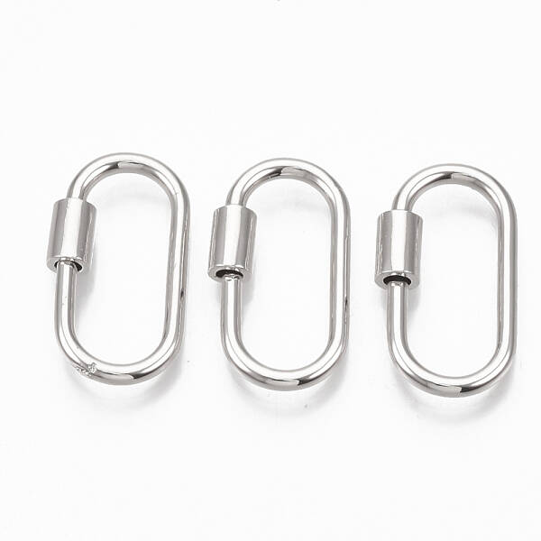 Brass Screw Carabiner Lock Charms