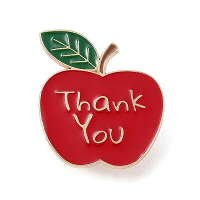 Teacher's Day Theme Rack Plating Light Gold Alloy Brooches