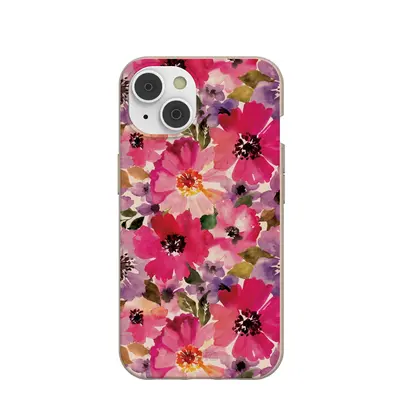 Seashell Painted Petals iPhone 14/16e Case