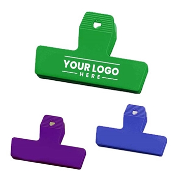 500 Customized Mini Bag Clip with Magnet - 2 Inch