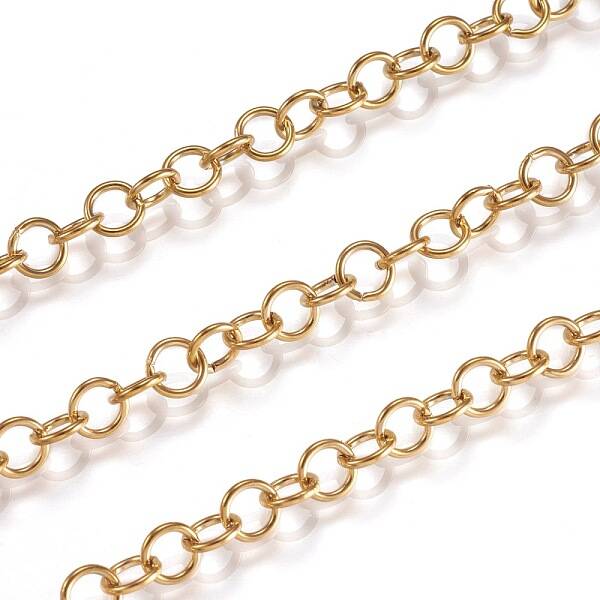 Ion Plating(IP) 304 Stainless Steel Rolo Chains