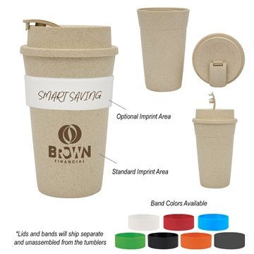 100 Promotional 16 oz Harvest Travel Tumbler - Eco-Friendly & BPA ...