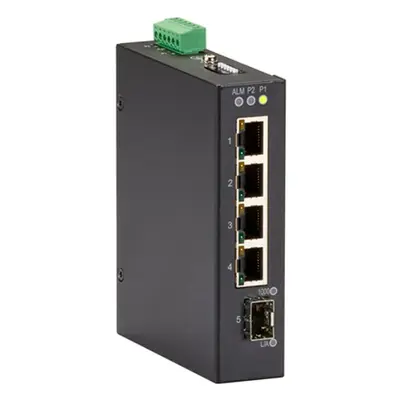 LIG401A Black Box LIG400 Series 4 x Ports 1000Base-T + 1 x Port 1000Base-X Layer 2 Gigabit Ethernet Temperature Switch