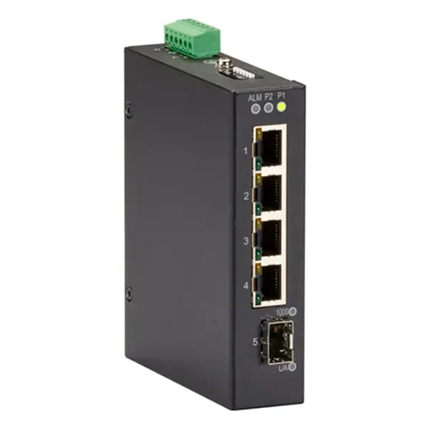 LIG401A Black Box LIG400 Series 4 x Ports 1000Base-T + 1 x Port 1000Base-X Layer 2 Gigabit Ethernet Temperature Switch