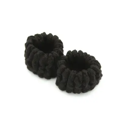 Beautytime international Elastic Pouf Black Beautytime 2 Pieces