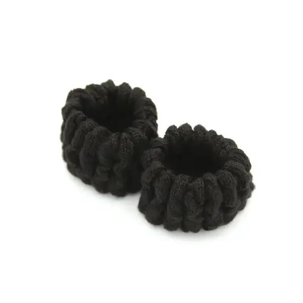 Beautytime international Elastic Pouf Black Beautytime 2 Pieces