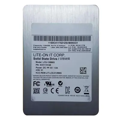 0C41178 Lenovo 128GB Multi-Level Cell SATA 6Gb/s 2.5-Inch Solid State Drive