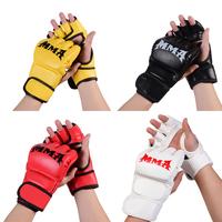 Half Finger Boxing Gloves Sparring Fighting UFC Gloves Muay Thai Combat Training MMA Boxing Gloves