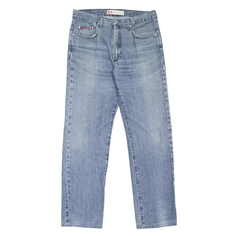LEE COOPER Mens Jeans Blue Regular Straight Stone Wash W31 L32