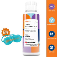 GLDN Magnesium - Magnesium Glycinate for Cortisol and Sleep Support + 70 Trace Essential Minerals and Fulvic Acid - Liquid Su...