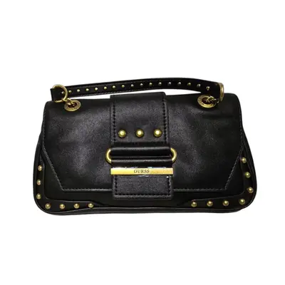 Guess Beautiful Women's Shoulder Bag Black Synthetic Leather Magnetic Clip 29x15x4 cm