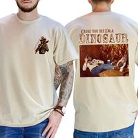Dinosaur Hank Williams Jr.Bocephus Western Shirt, \bRetro Boho Hippie Shirt, Comfort Clothing, Unisex Graphic Printed Men's T...