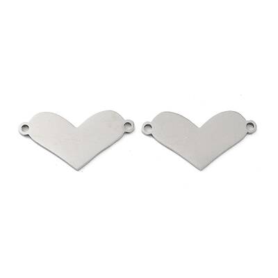Non-Tarnish 201 Stainless Steel Connector Charms