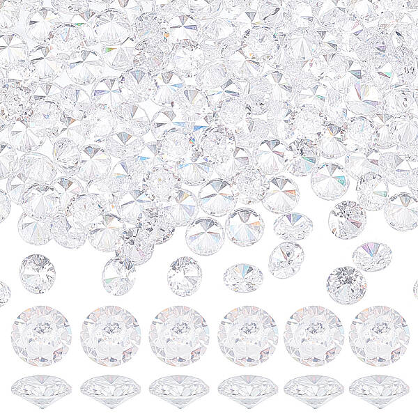 150Pcs Cubic Zirconia Cabochons