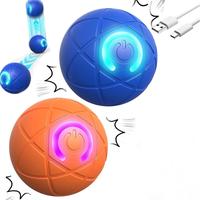 Smart Dog Toy Ball, 1 Box USB Rechargeable Electronic Interactive Pet Toy, Moving Ball, Durable Automatic Companion Toy, Jump...