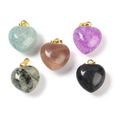 Natural Mixed Stone Pendants