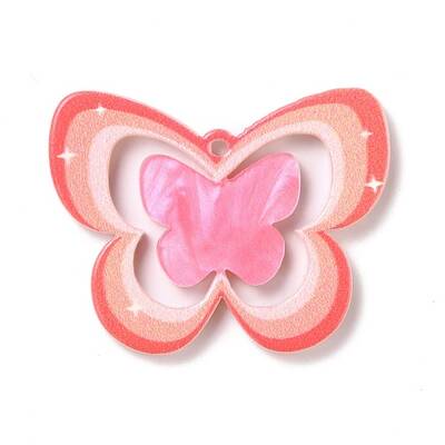 Embossed Printed Acrylic Pendants