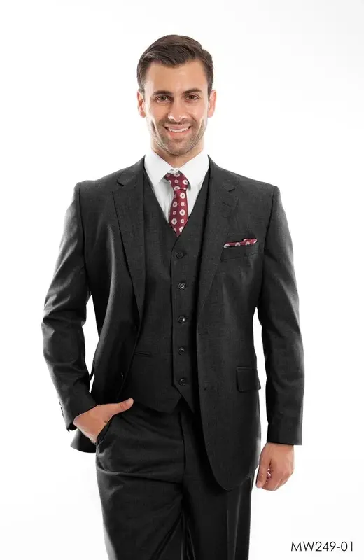 Zegarie Men's Wool Suit 2-pc Modern Fit - Solid Colors