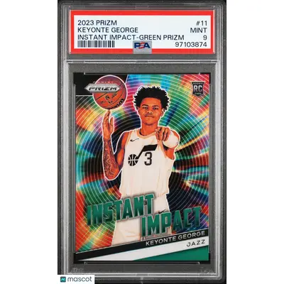 Keyonte George PSA 2023 Panini Prizm Instant Impact #11 9