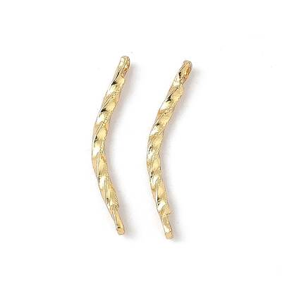 Brass Twisted Stick Connector Charms