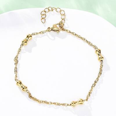304 Stainless Steel Rope Chain Bracelets for Women