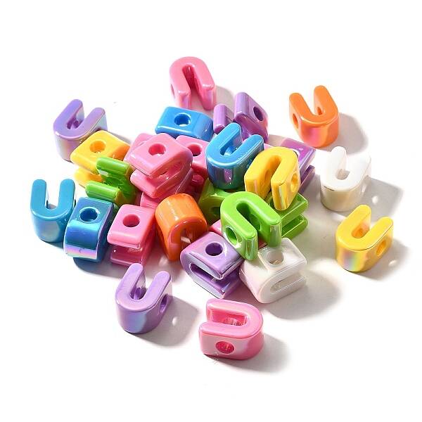 UV Plating Opaque Acrylic Beads