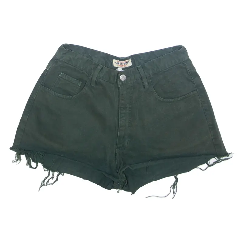 GUESS Womens Denim Shorts Green M W26