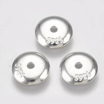 925 Sterling Silver Bead Caps