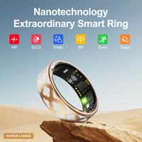 Smart Ring Fitness Tracker with Beautiful Crystal Charging Case, Step, Distance, Calories, Sleep Tracker, Activity Tracker fo...