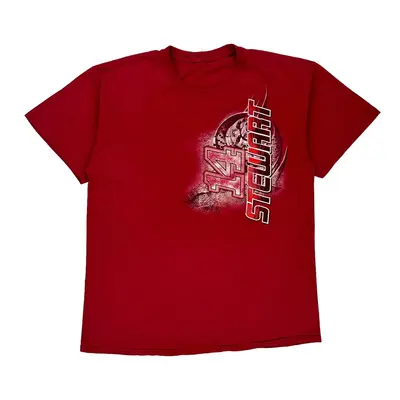 Unbranded Nascar T-Shirt - Large Red Cotton