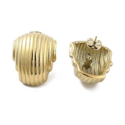 Ion Plating(IP) 304 Stainless Steel Stud Earrings