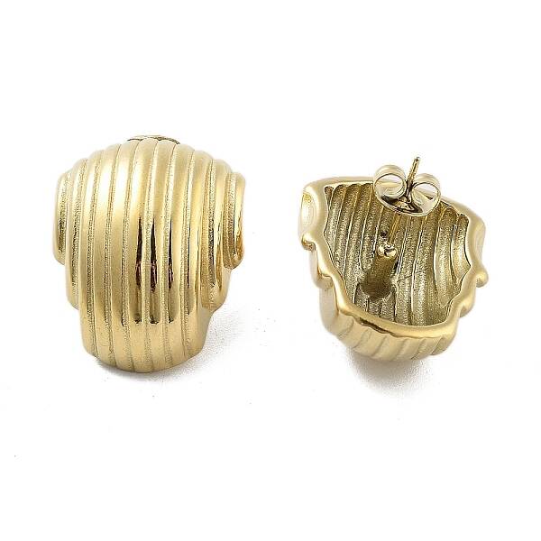 Ion Plating(IP) 304 Stainless Steel Stud Earrings