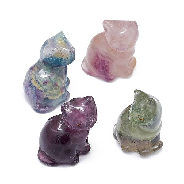 Natural Fluorite Sculpture Display Decorations