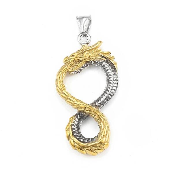 Ion Plating(IP) 304 Stainless Steel Big Pendants