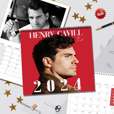 Henry Cavill Wall Calendar 2024, Wall Calendar 2024,